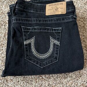 True Religion Women's Black Jeans